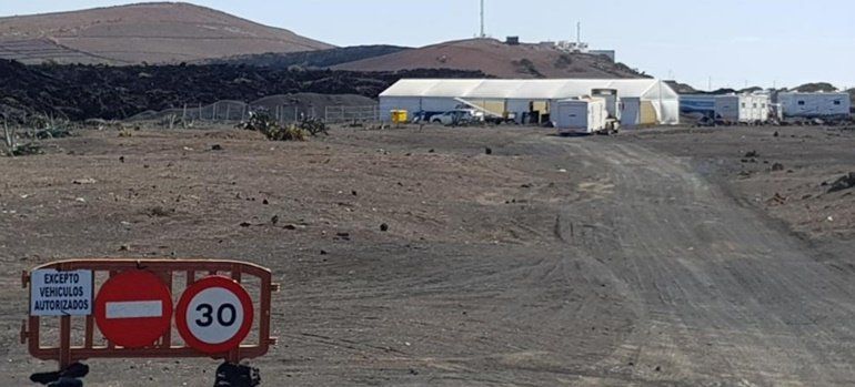 El equipo de rodaje de 'Los Eternos' comienza a instalarse en los alrededores del Volcán del Cuervo