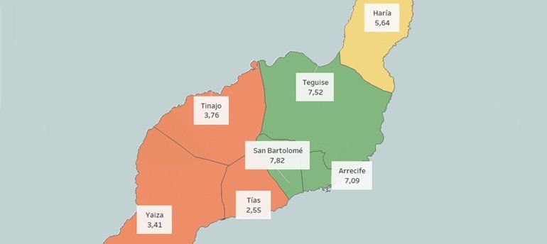Solo cuatro de los siete ayuntamientos de Lanzarote aprueban en transparencia