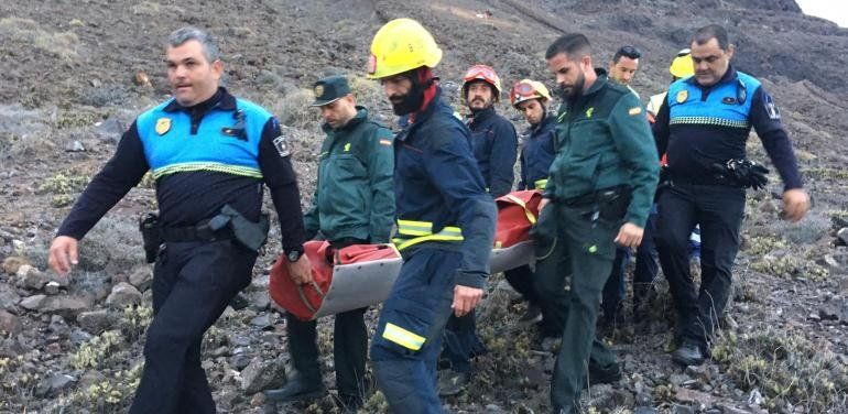 Herido un parapentista tras sufrir una caída en la costa de Órzola