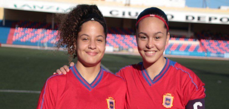 Dos jugadoras de la UD Lanzarote en la Selección Canaria Femenina