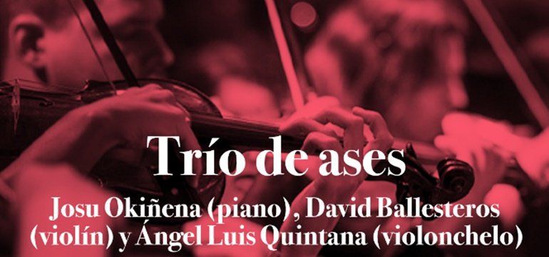 La FCM y la OCL presentan 'Trío de ases', un concierto de piano, violín y violonchelo