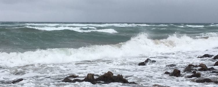 Aviso amarillo por olas en Lanzarote