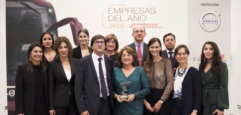 Intercitybus Lanzarote, premiada como la mejor empresa de transporte interurbano en España