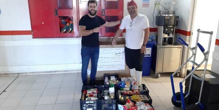 Los trabajadores del Occidental Lanzarote Playa recogen alimentos para la Fundacion Canaria Flora Acoge