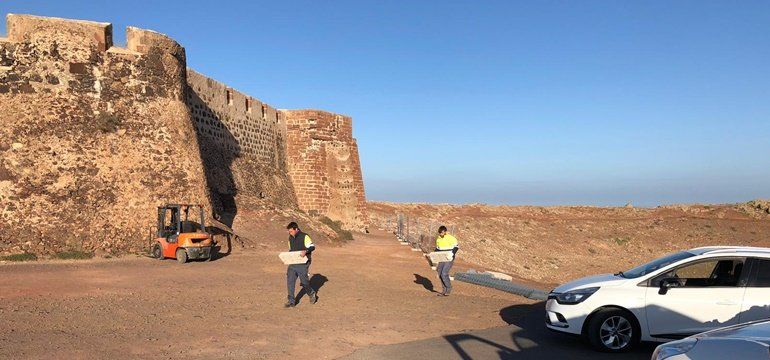 El Castillo de Santa Bárbara cierra de forma temporal ante el "inminente" comienzo de su rehabilitación