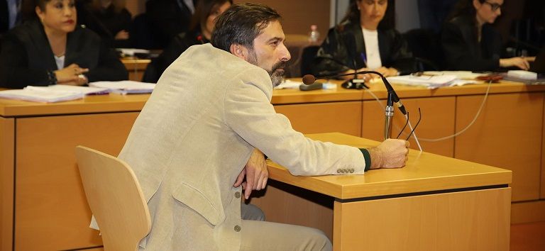 Pedro San Ginés, declarando como testigo en un juicio