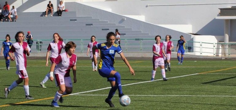 El fútbol nacional femenino tomó el Campo Municipal de Tías durante el fin de semana