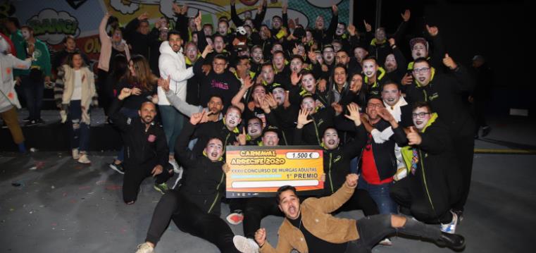 Los Simplones win the XXXII Adult Murgas Contest of the Arrecife Carnival
