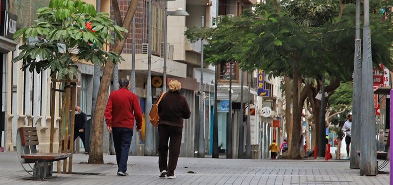 La calle Real, durante los primeros meses de la pandemia