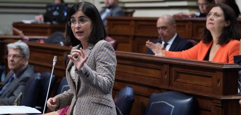 Carolina Darias vuelve a dar positivo en la prueba del coronavirus tras 15 días