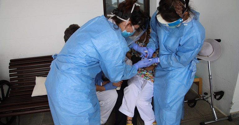 Rapid tests begin to be used in nursing homes in Lanzarote