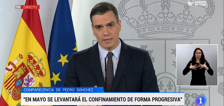 Sánchez prorroga el estado de alarma hasta el 9 de mayo pero permitirá ...