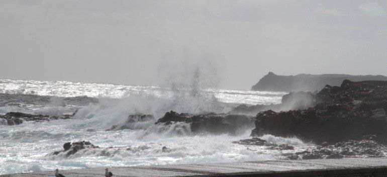 Activado el aviso amarillo por fenómenos costeros en Lanzarote