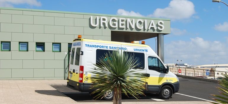 Herido un ciclista de 25 años tras ser atropellado por un coche en Arrecife