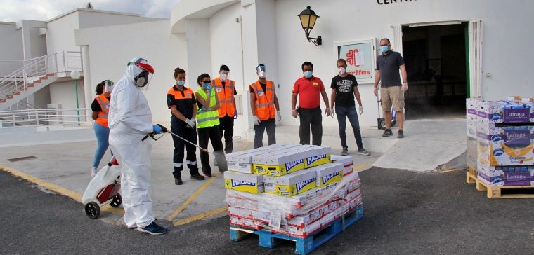 El Ayuntamiento de Tías recibe 7.500 kilos del Banco de Alimentos de Las Palmas