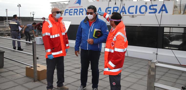 Comienzan los controles de temperatura en el puerto de Órzola