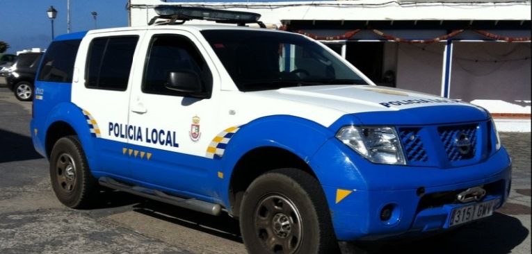 Vehículo policía local de Haría