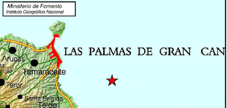 Gran Canaria registra un terremoto de 3,6 grados