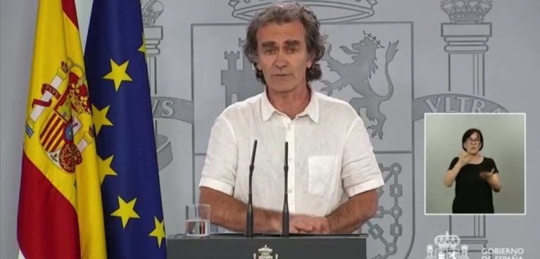 Fernando Simón says that they have acted "well and very quickly" in the positive case that traveled to Lanzarote