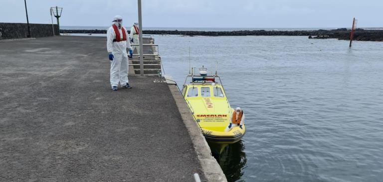 El paciente evacuado de La Graciosa a Lanzarote da negativo en coronavirus