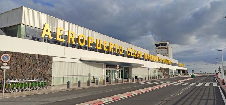Terminal 2 of the César Manrique-Lanzarote Airport