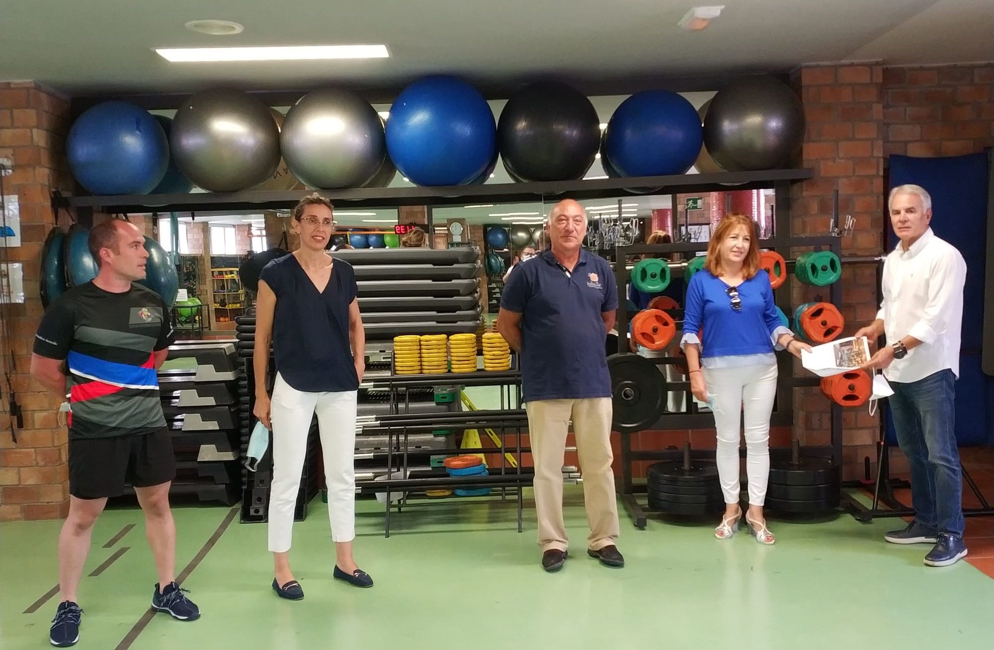 Acto de cesión de material de gimnasia del RCNA al Centro Penitenciario de Tahíche