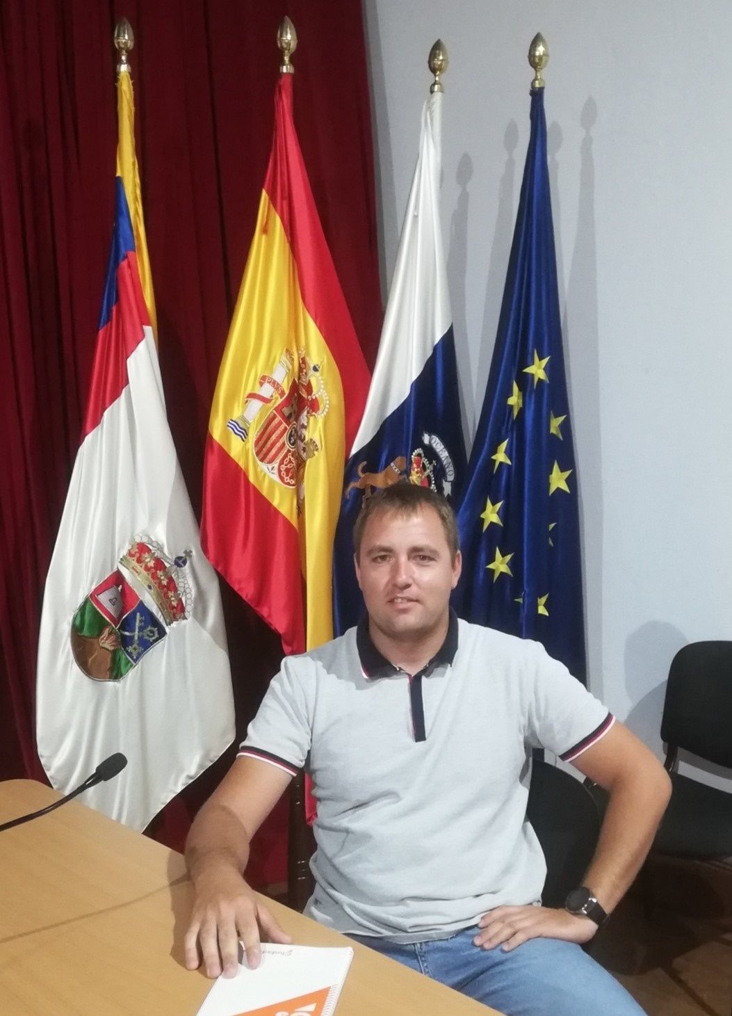 Bruno Medina, portavoz municipal de Cs en el Ayuntamiento de Yaiza