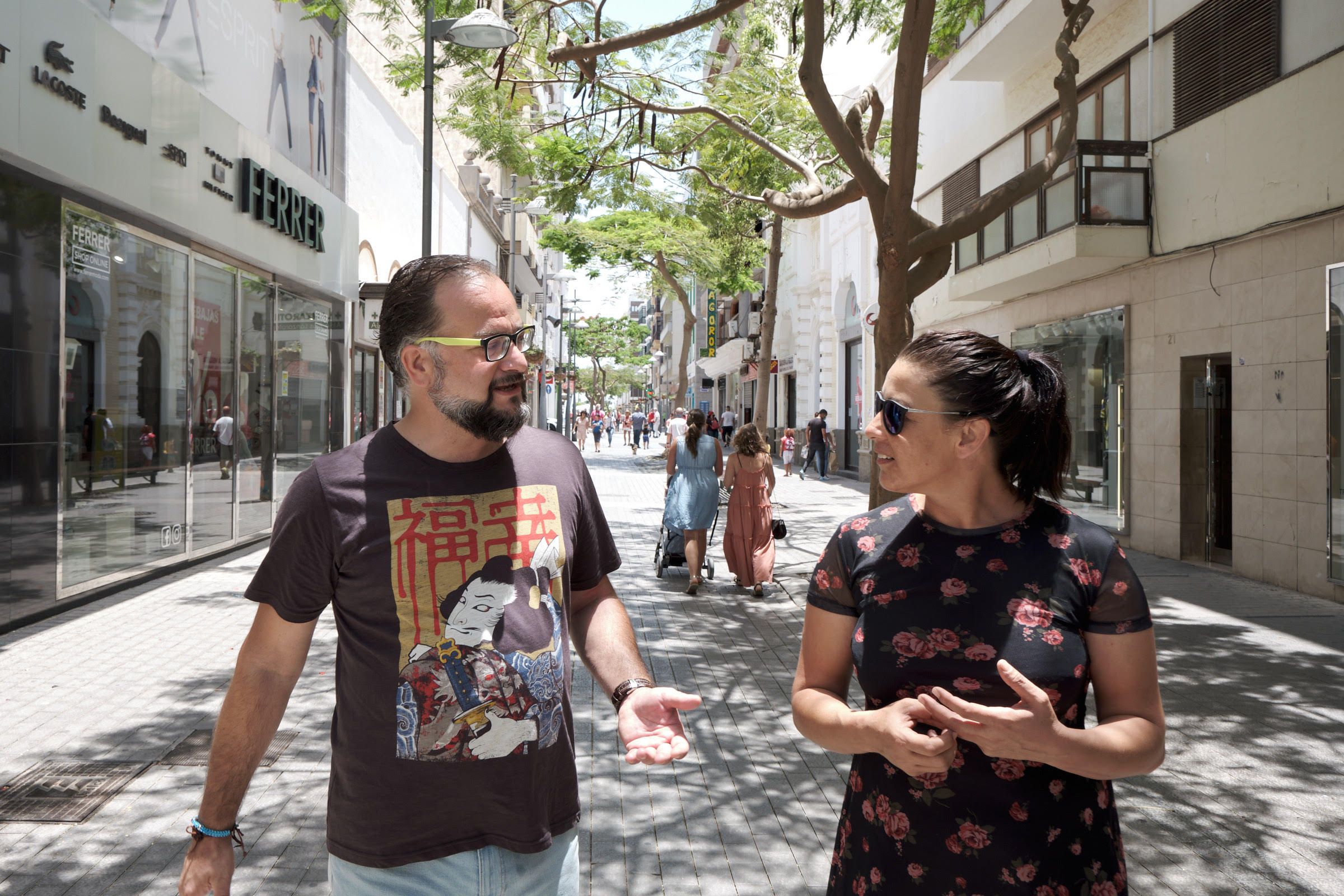 Jorge Peñas y Myriam Barros, consejeros de Podemos en el Cabildo