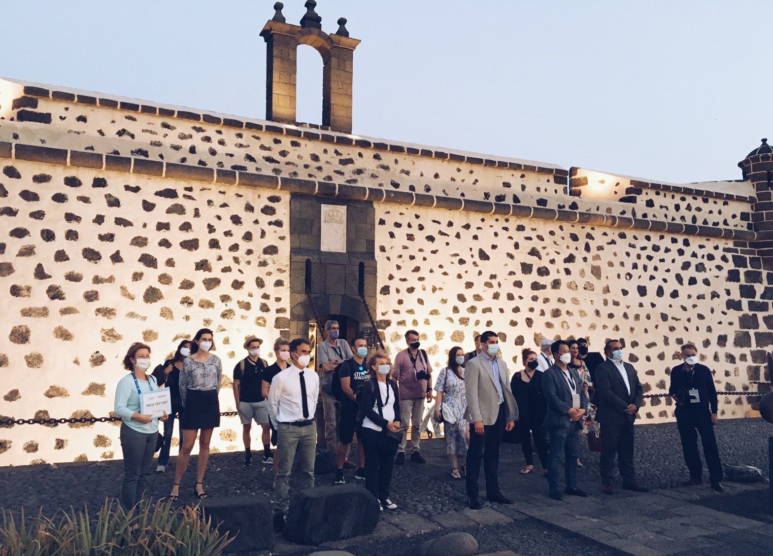 Acto de bienvenida a la delegación de la OMT en el Castillo de San José
