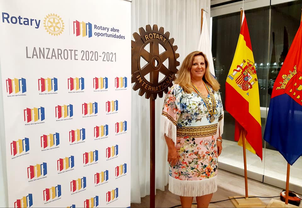 Rita Marín, nueva presidenta del Rotary Club Lanzarote