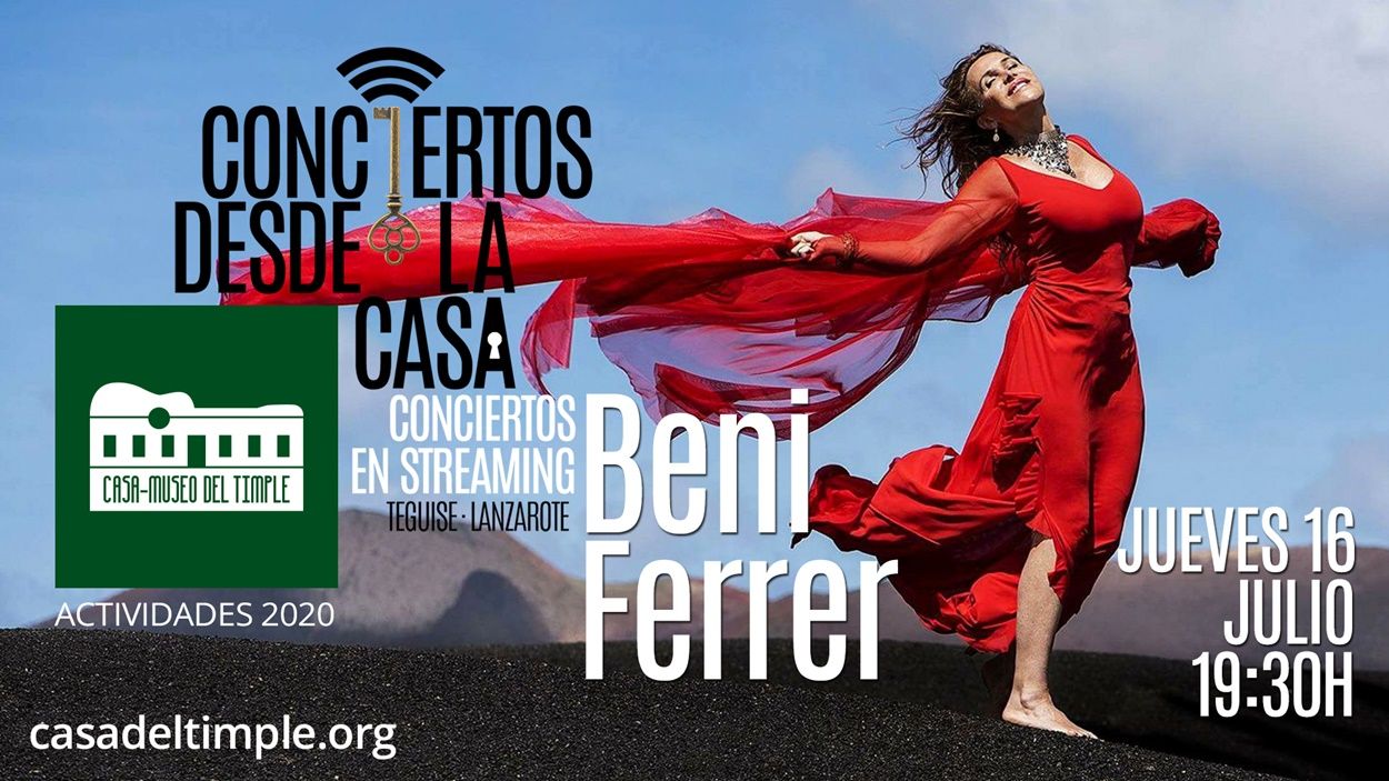 Cartel del concierto de Beni Ferrer