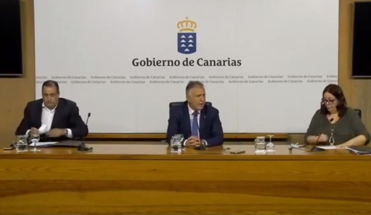 Rueda de prensa del Gobierno de Canarias sobre el inicio del curso escolar