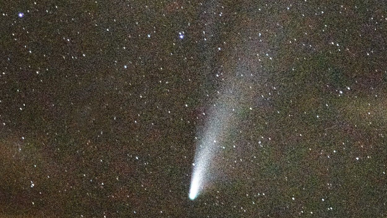 Cometa Neowise captado desde Lanzarote. Fotos: Gustavo Muler/Astronomía Lanzarote