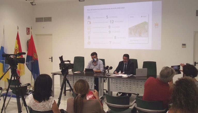 Rueda de prensa Plan de Comercio y Hostelería de Arrecife 2020 2023 Rueda de prensa Plan de Comercio y Hostelería de Arrecife 2020 2023