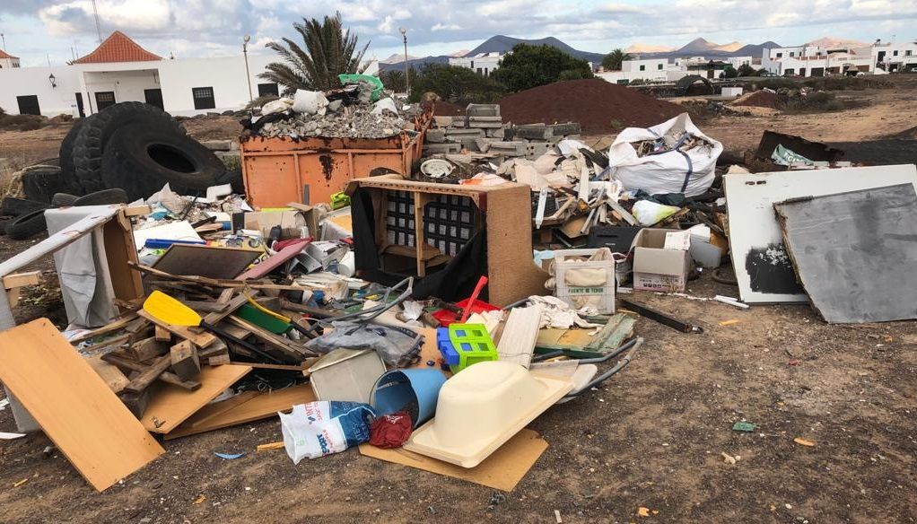 Vertedero ilegal en La Villa de Teguise
