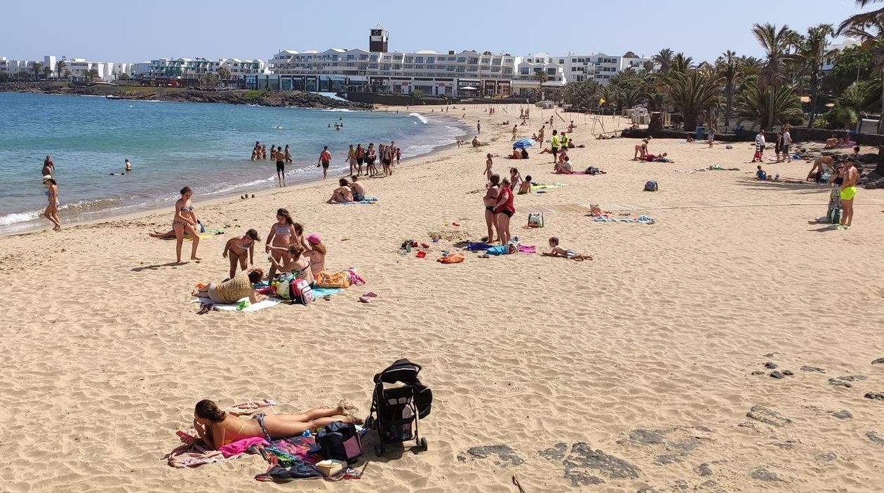 Playa de Las Cucharas, en Costa Teguise