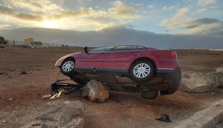 Accidente en Argana Alta