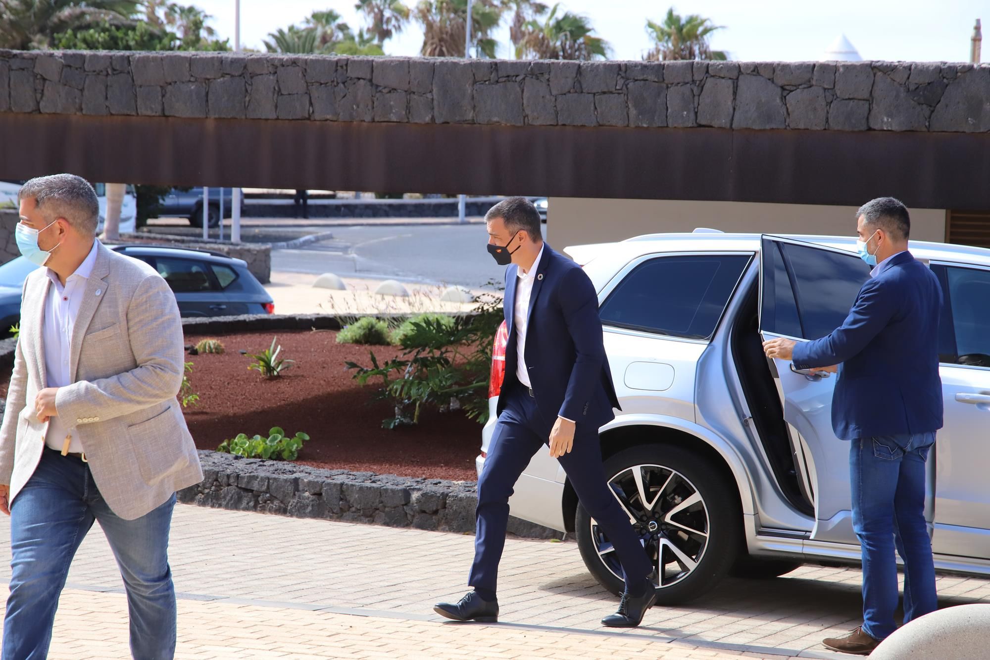 Imágenes de la visita de Pedro Sánchez al Cabildo de Lanzarote Imágenes de la visita de Pedro Sánchez al Cabildo de Lanzarote