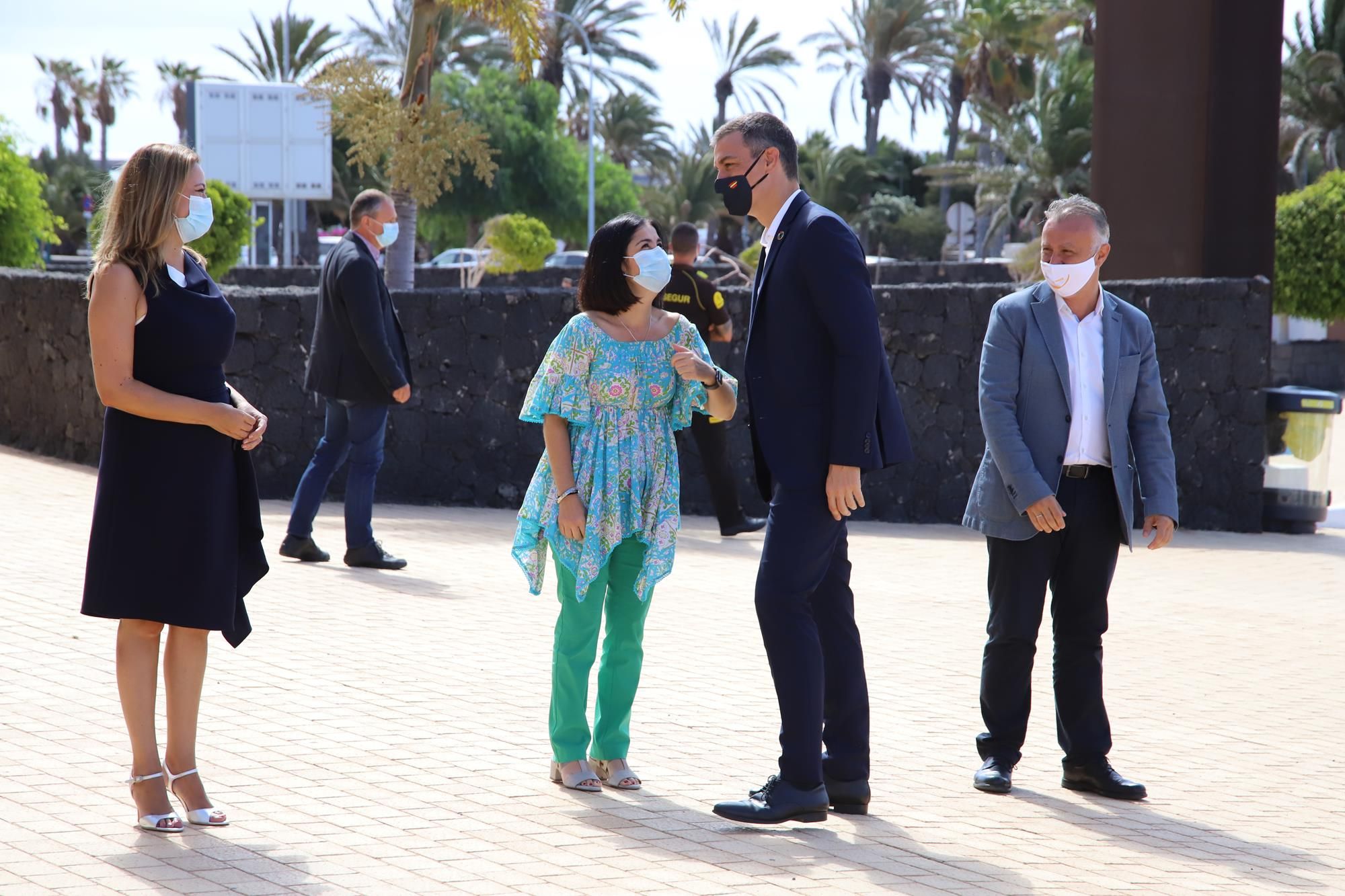 Imágenes de la visita de Pedro Sánchez al Cabildo de Lanzarote Imágenes de la visita de Pedro Sánchez al Cabildo de Lanzarote