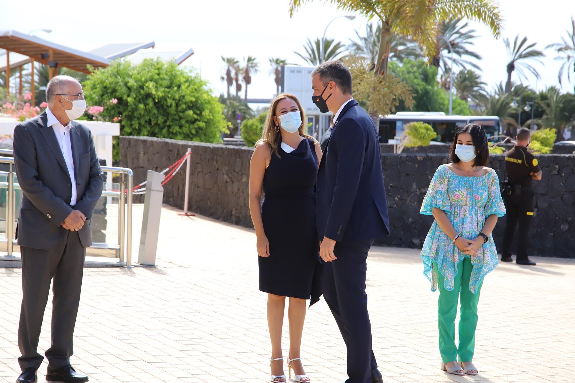 Imágenes de la visita de Pedro Sánchez al Cabildo de Lanzarote Imágenes de la visita de Pedro Sánchez al Cabildo de Lanzarote