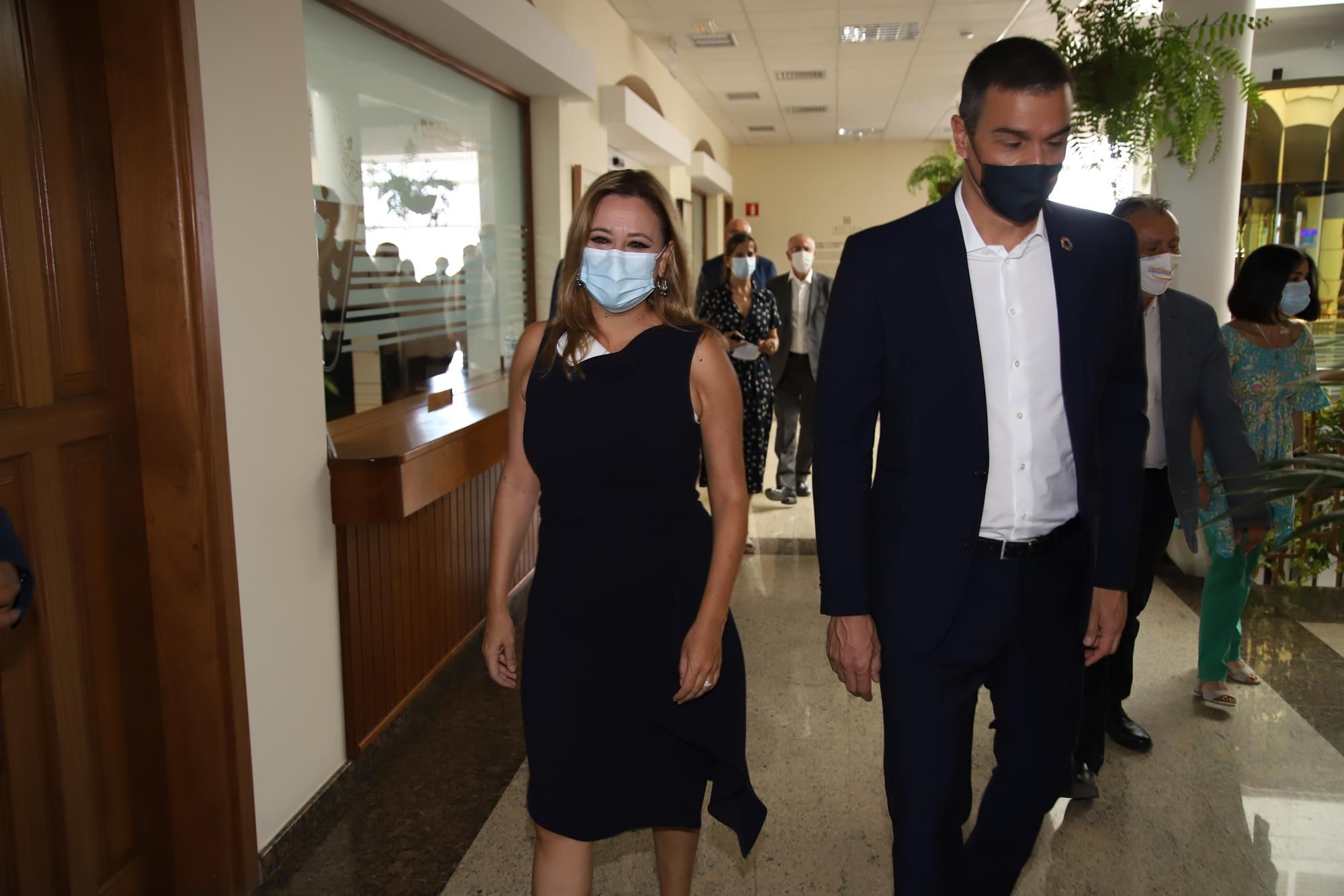 Imágenes de la visita de Pedro Sánchez al Cabildo de Lanzarote Imágenes de la visita de Pedro Sánchez al Cabildo de Lanzarote