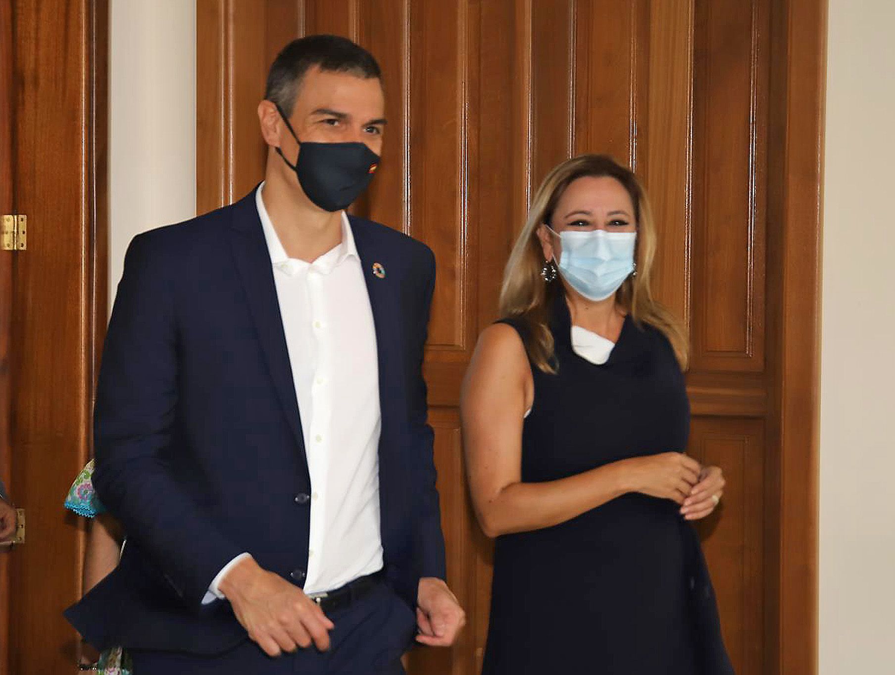 Imágenes de la visita de Pedro Sánchez al Cabildo de Lanzarote Imágenes de la visita de Pedro Sánchez al Cabildo de Lanzarote