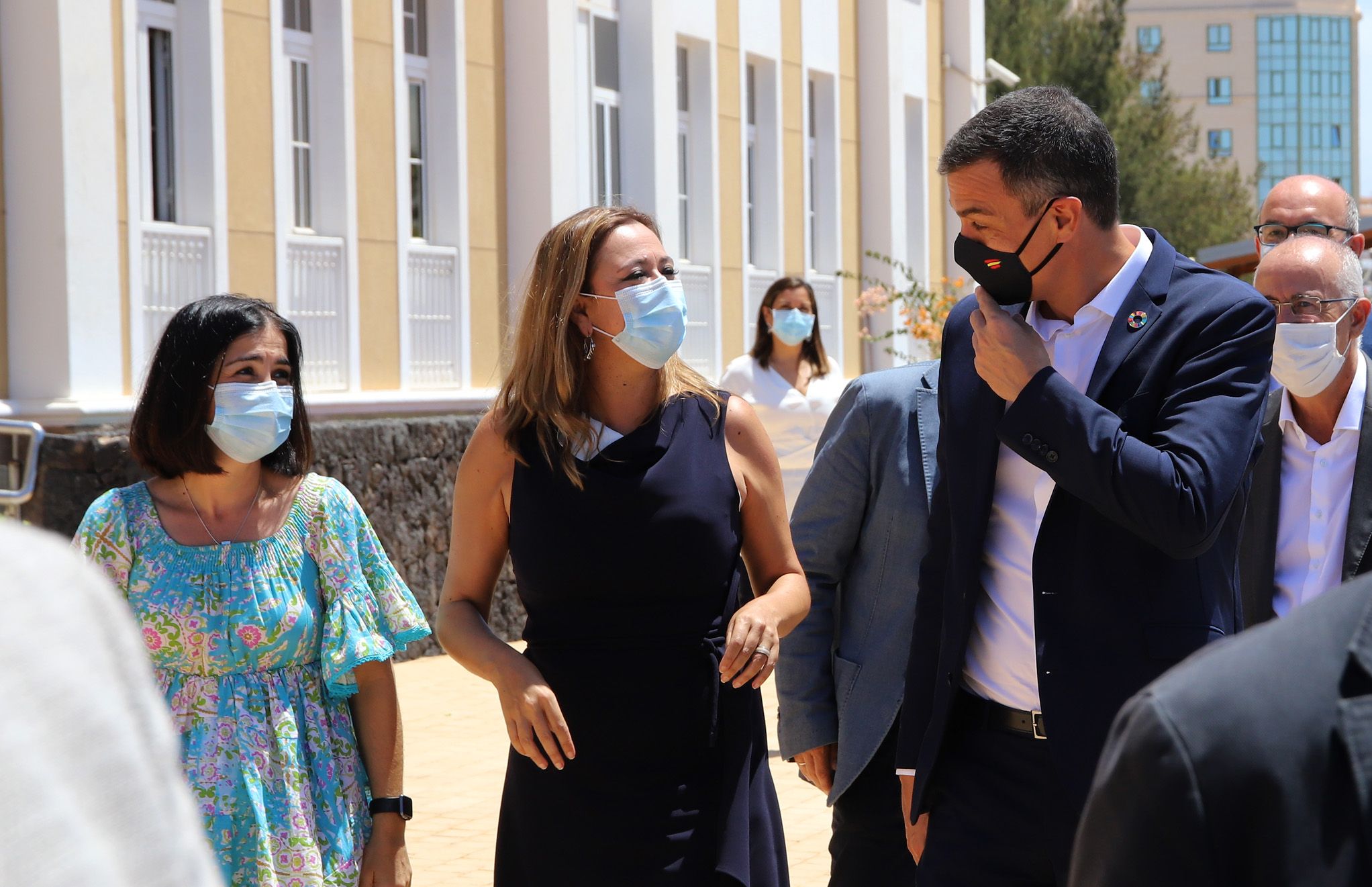 Imágenes de la visita de Pedro Sánchez al Cabildo de Lanzarote Imágenes de la visita de Pedro Sánchez al Cabildo de Lanzarote