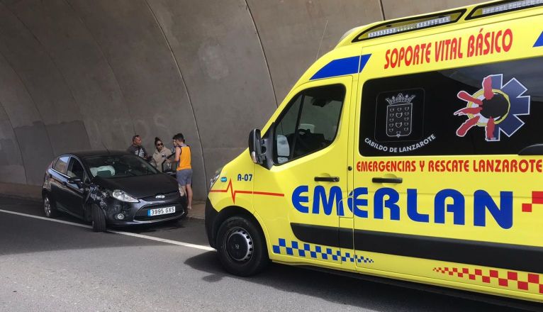 Accidente en el túnel de Guatiza