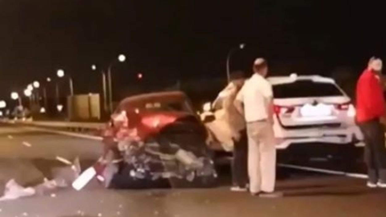 Imágenes del accidente 