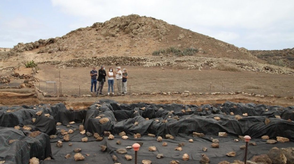 Visita a los yacimientos de Buenavista y El Bebedero en una imagen de archivo