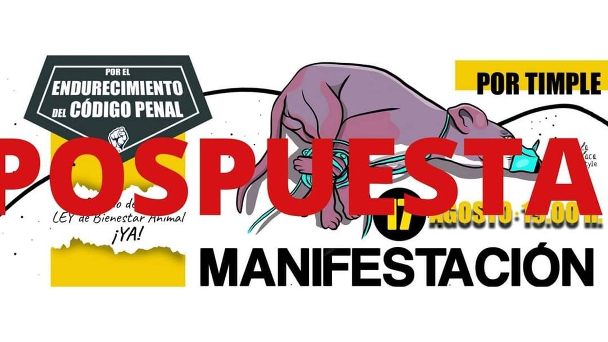 Canceladas las manifestaciones por la muerte de Timple
