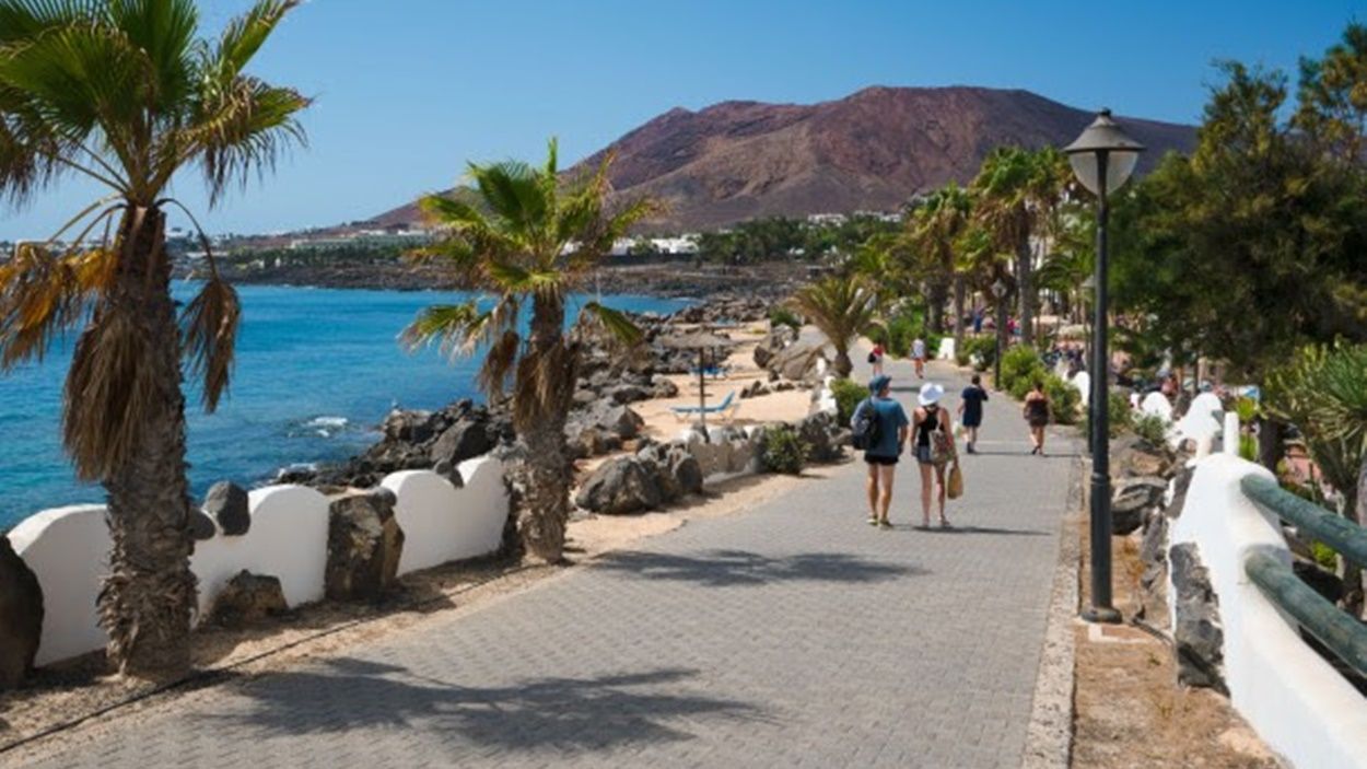 Turistas en Lanzarote