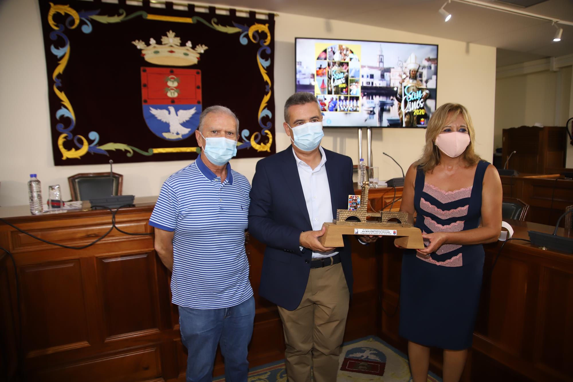 Benjamín NIeves, pregonero de las fiestas de San GInés 2020.