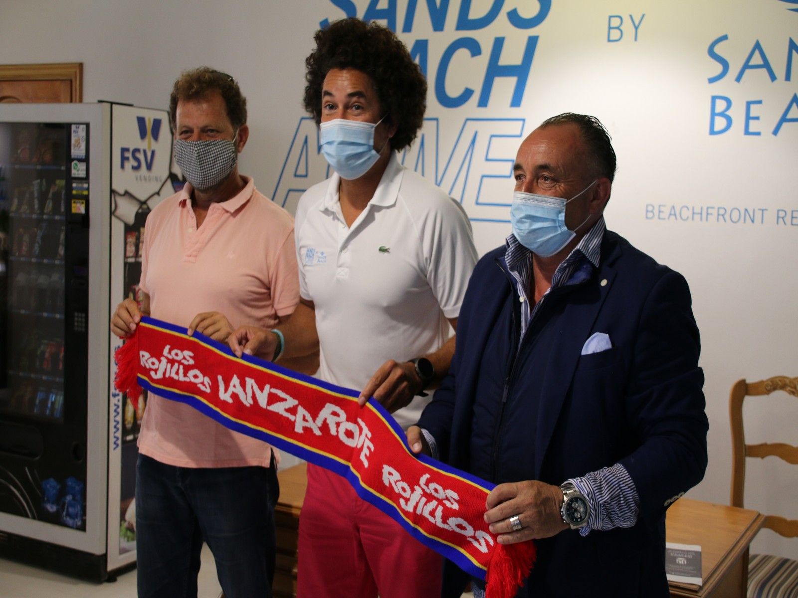 Presentación oficial del nuevo entrenador de la UD Lanzarote,  Josu Uribe